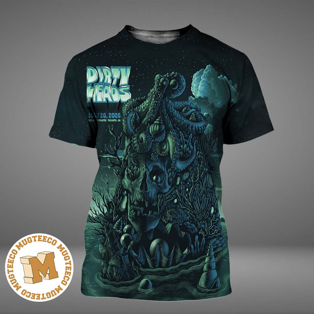 Dirty Heads Toronto ON 2026 Event Poster At RBC Amphitheatre On July 26 2026 All Over Print Shirt