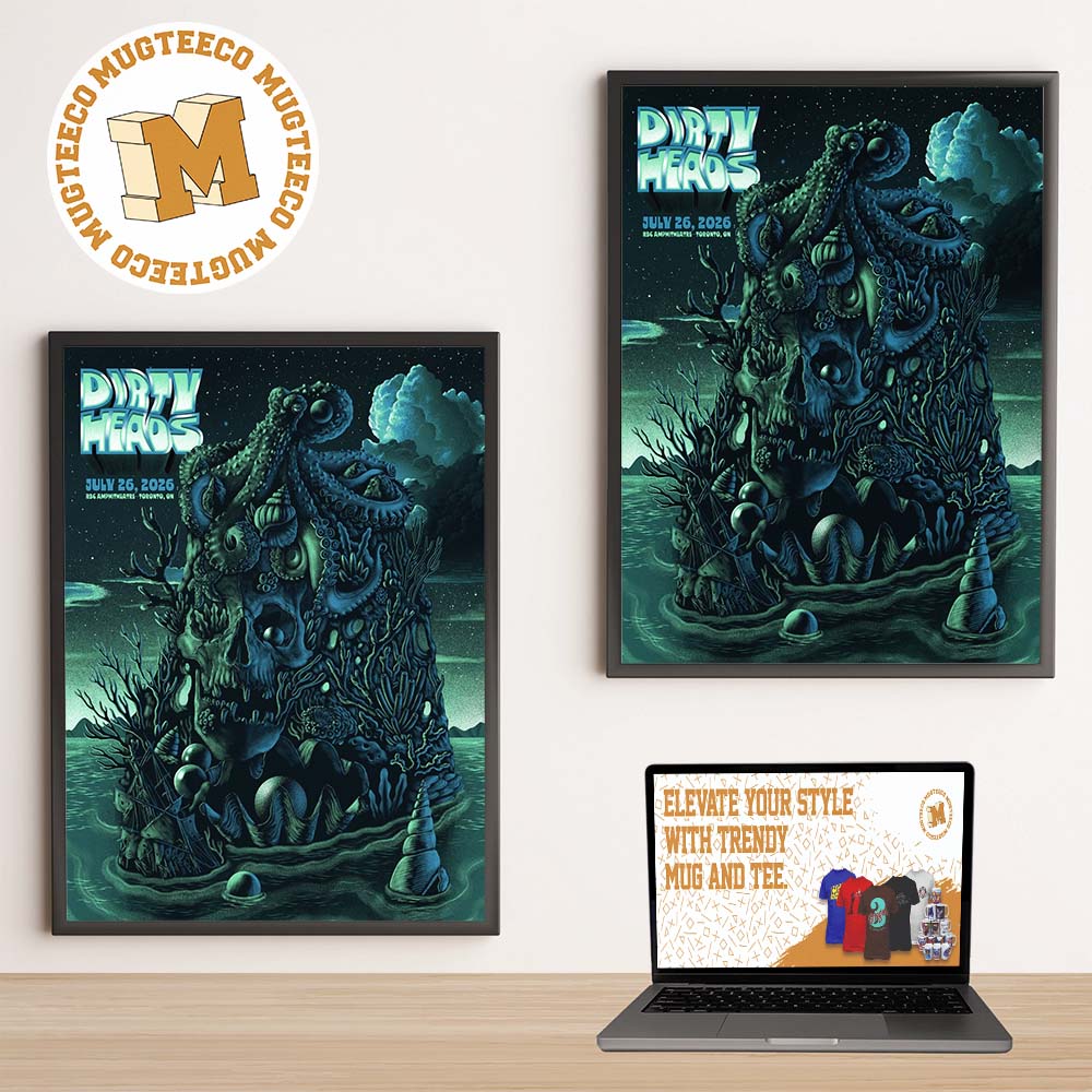 Dirty Heads Toronto ON 2026 Event Poster At RBC Amphitheatre On July 26 2026 Home Decor Poster Canvas