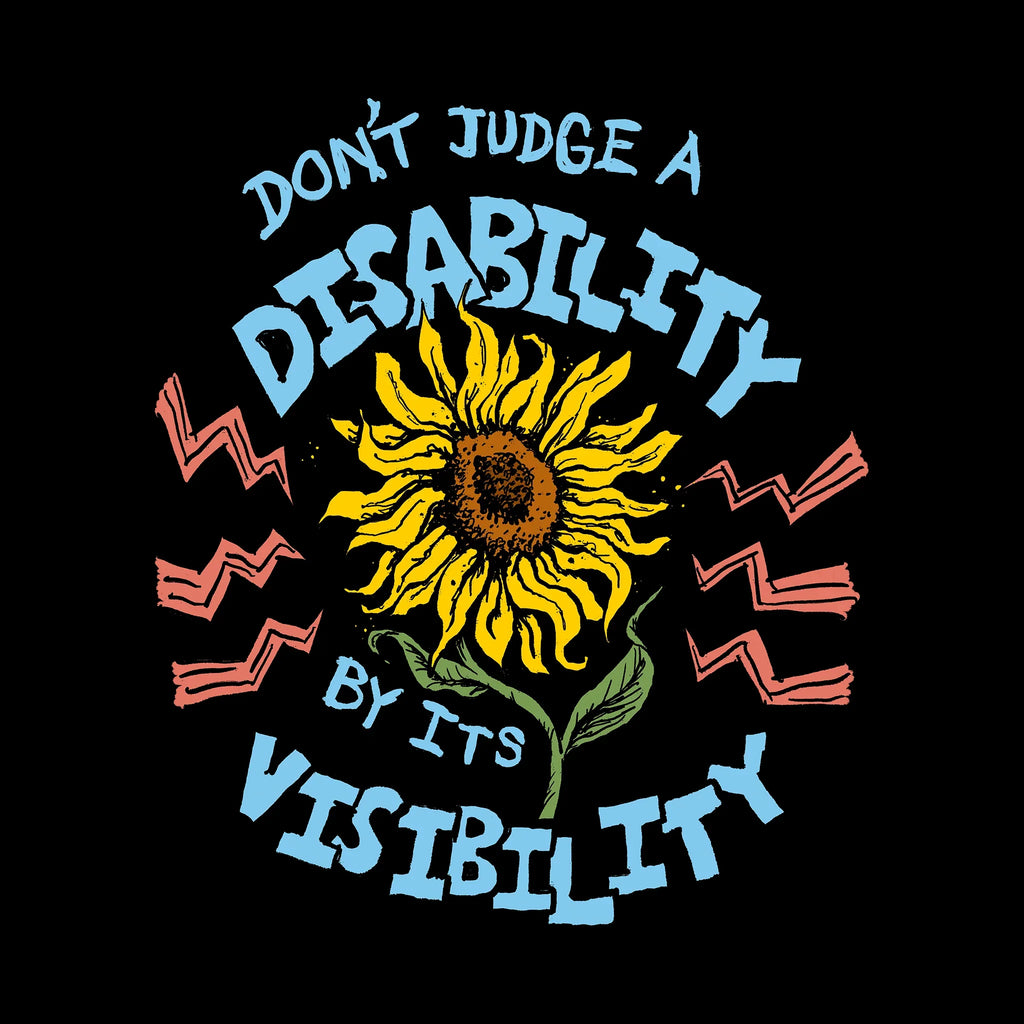 Disability Visibility Oversized Tee Hoodie, Sweatshirt | CiraTrend.com (Image 4)