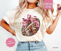 Disco Football Bow Shirt Comfort Colors, Womens Football Tee, Womenswear Oversized Crewneck, Coquette Clothing Hoodie,...