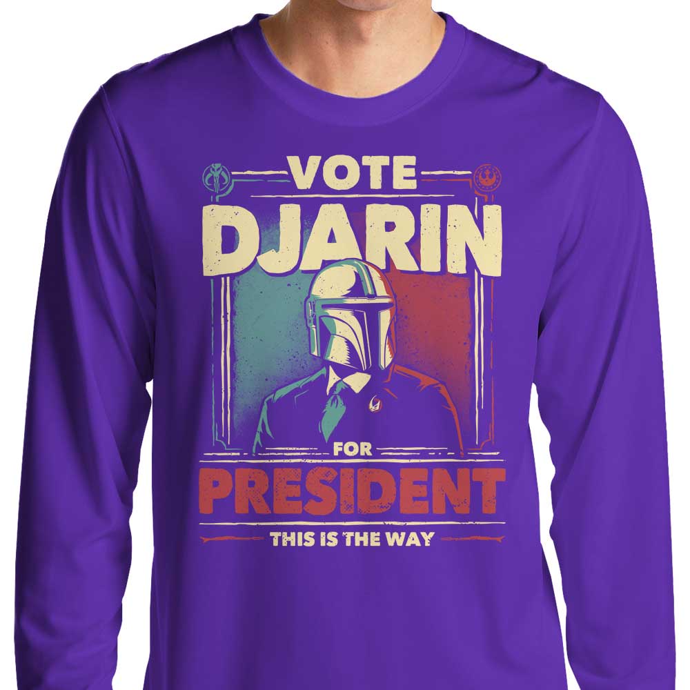 Djarin for President - Long Sleeve T-Shirt Hoodie, Sweatshirt | CiraTrend.com (Image 4)