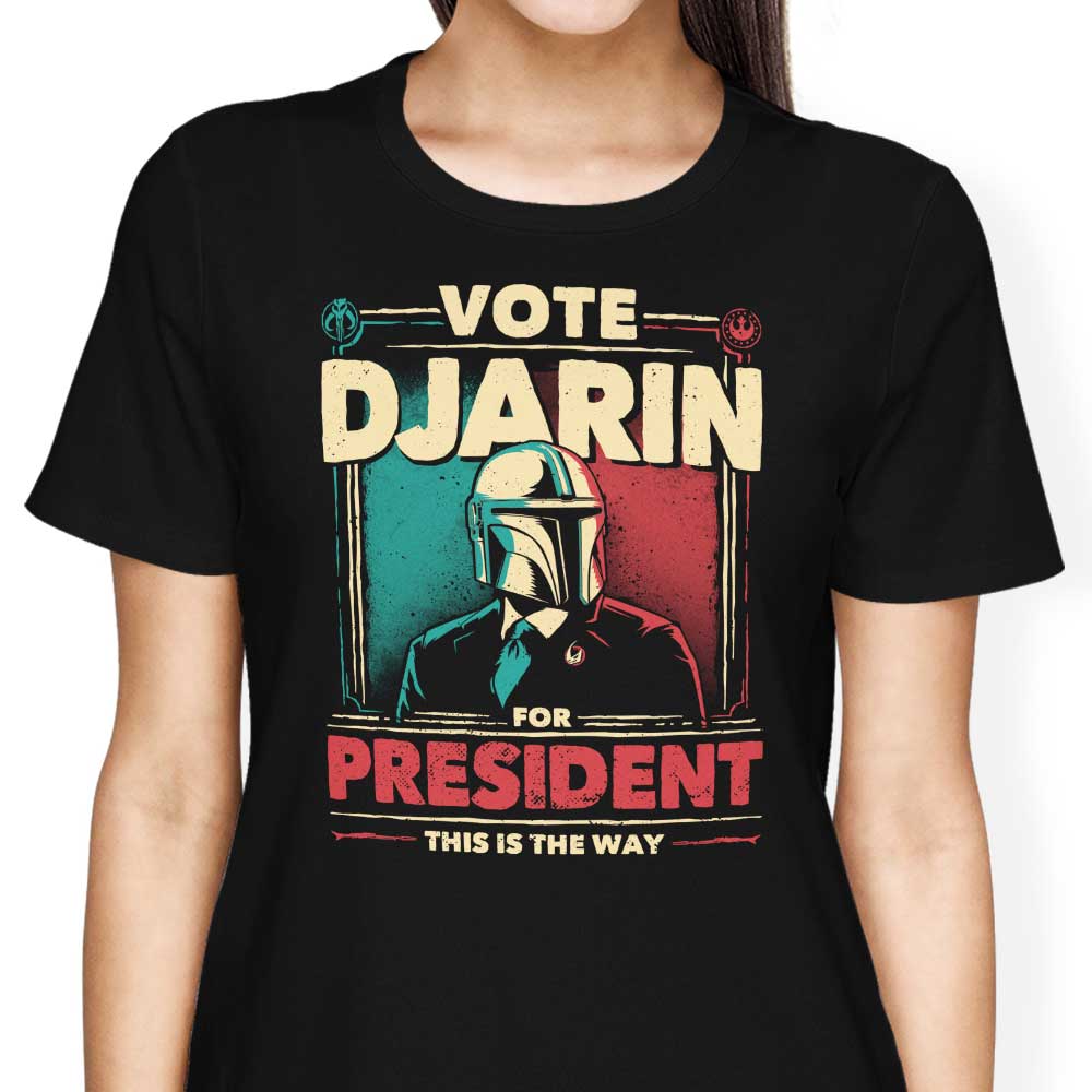 Djarin for President - Women's Apparel T-Shirts, Hoodie, Sweatshirt | CiraTrend.com (Image 4)