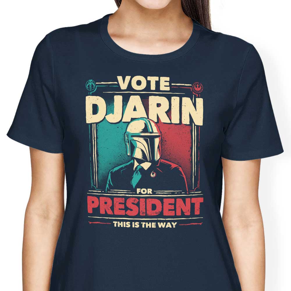 Djarin for President - Women's Apparel T-Shirts, Hoodie, Sweatshirt | CiraTrend.com (Image 3)