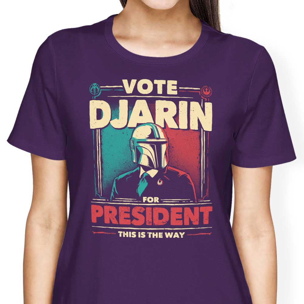 Djarin for President - Women's Apparel T-Shirts, Hoodie, Sweatshirt | CiraTrend.com (Image 5)