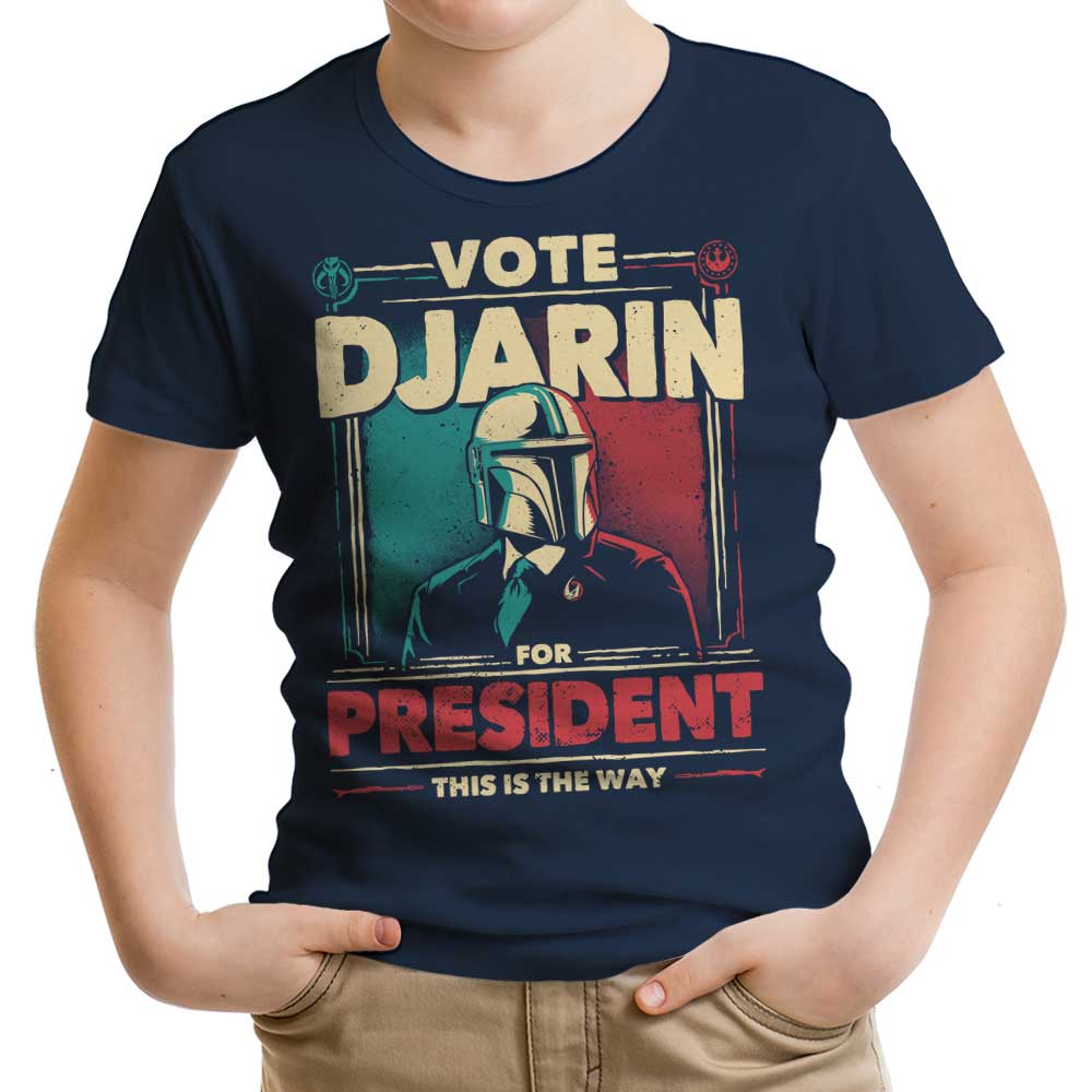 Djarin for President - Youth Apparel T-Shirts, Hoodie, Sweatshirt | CiraTrend.com (Image 1)
