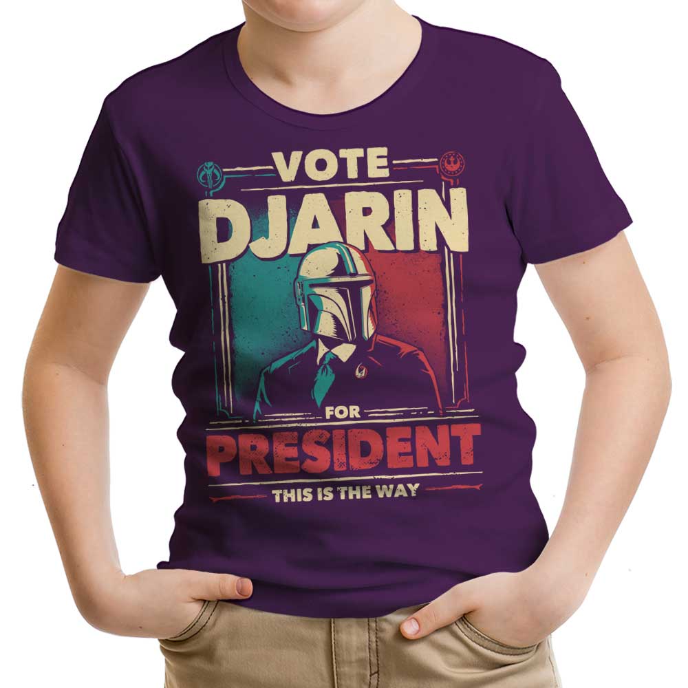 Djarin for President - Youth Apparel T-Shirts, Hoodie, Sweatshirt | CiraTrend.com (Image 4)