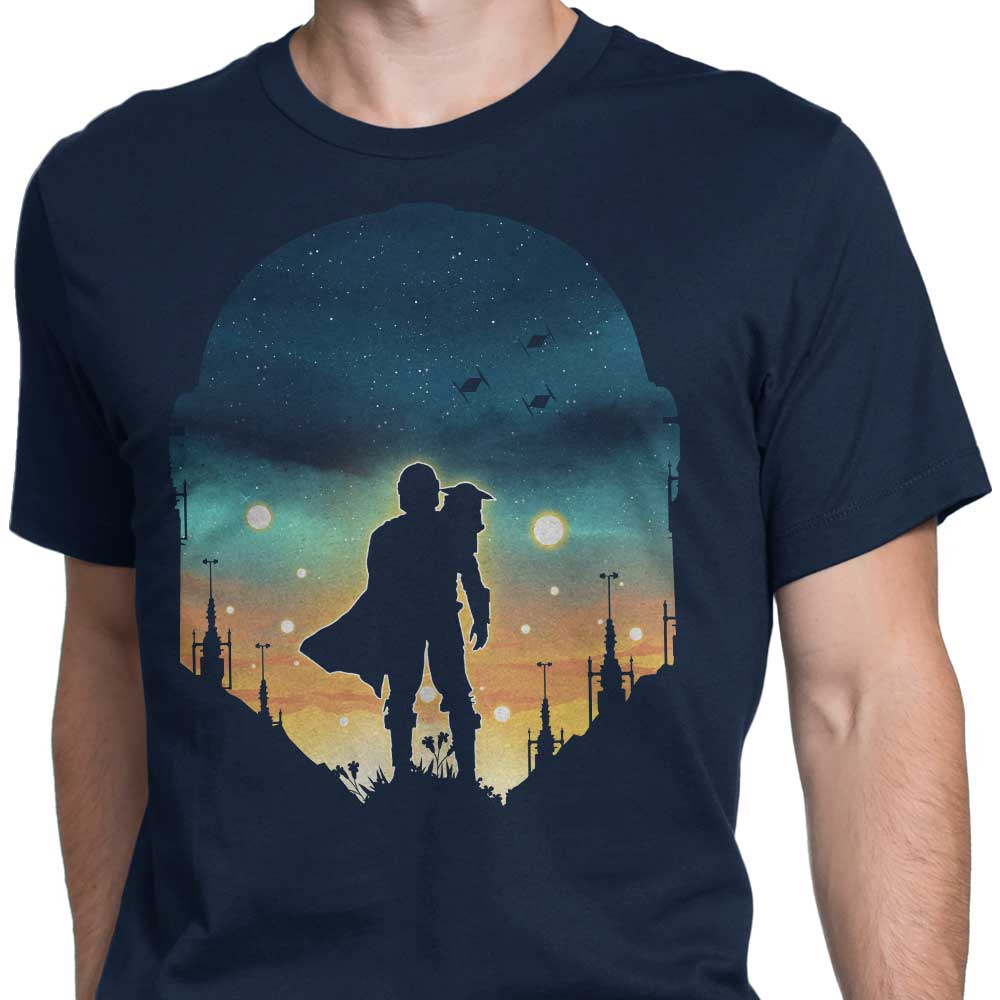Djarin Sunset - Men's Apparel T-Shirts, Hoodie, Sweatshirt | CiraTrend.com (Image 4)