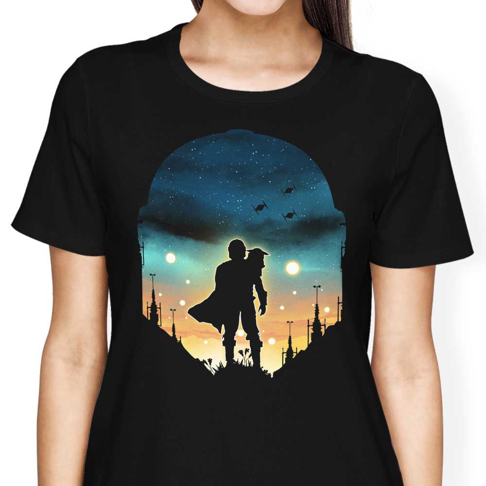 Djarin Sunset - Women's Apparel T-Shirts, Hoodie, Sweatshirt | CiraTrend.com (Image 3)