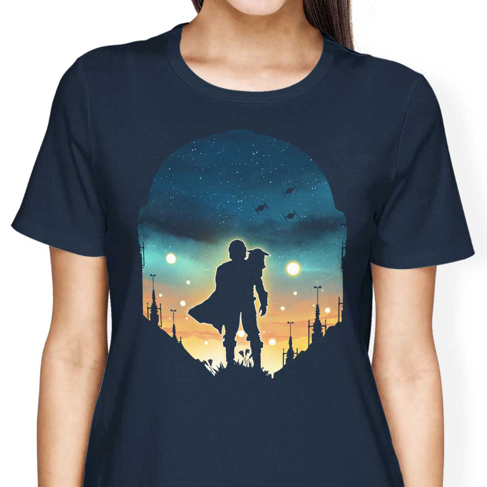 Djarin Sunset - Women's Apparel T-Shirts, Hoodie, Sweatshirt | CiraTrend.com (Image 4)
