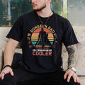 Dnd Dungeon Dad Shirt, Fun Ttrpg D&D Fathers Day, Bday Or Xmas Gift, Retro Sunset Color Variant, Dungeons And Dragons...