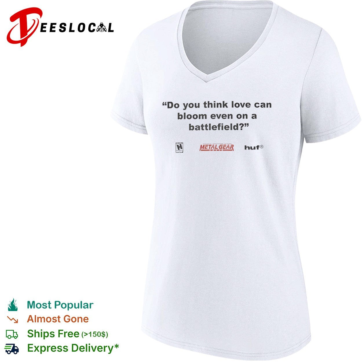 Do you think love can bloom even on a battlefield shirt