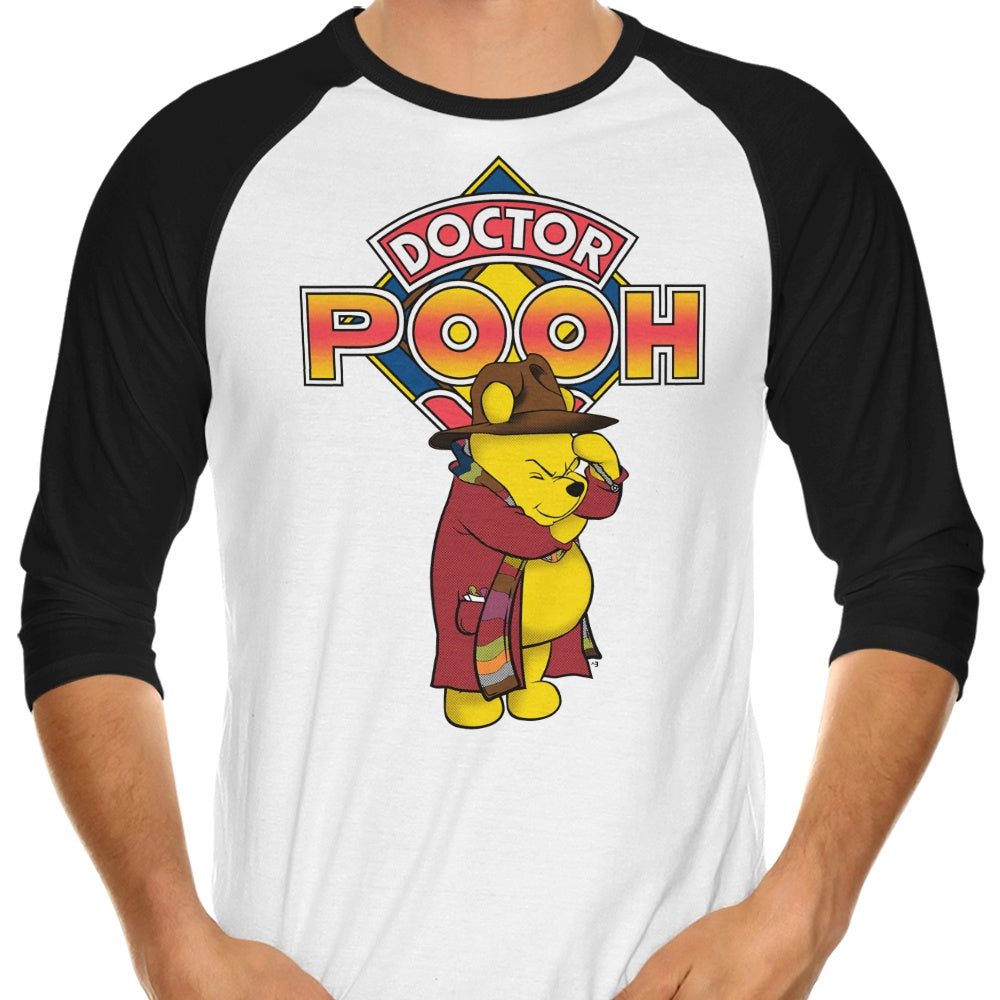 Doctor Pooh - 3/4 Sleeve Raglan T-Shirt Hoodie, Sweatshirt | CiraTrend.com (Image 3)