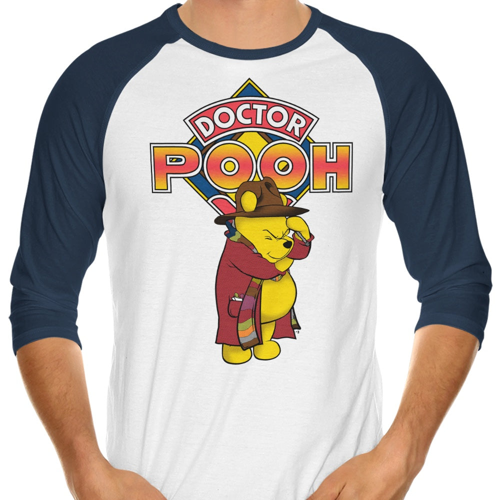 Doctor Pooh - 3/4 Sleeve Raglan T-Shirt Hoodie, Sweatshirt | CiraTrend.com (Image 1)