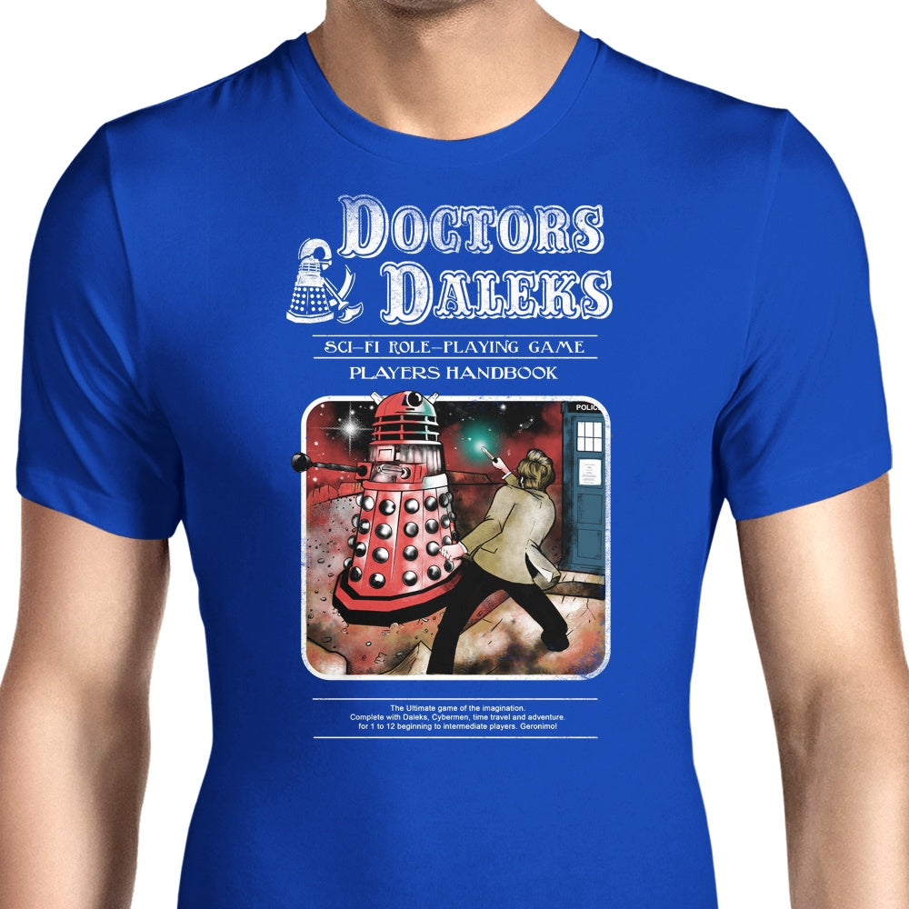 Doctors and Daleks - Men's Apparel T-Shirts, Hoodie, Sweatshirt | CiraTrend.com (Image 1)