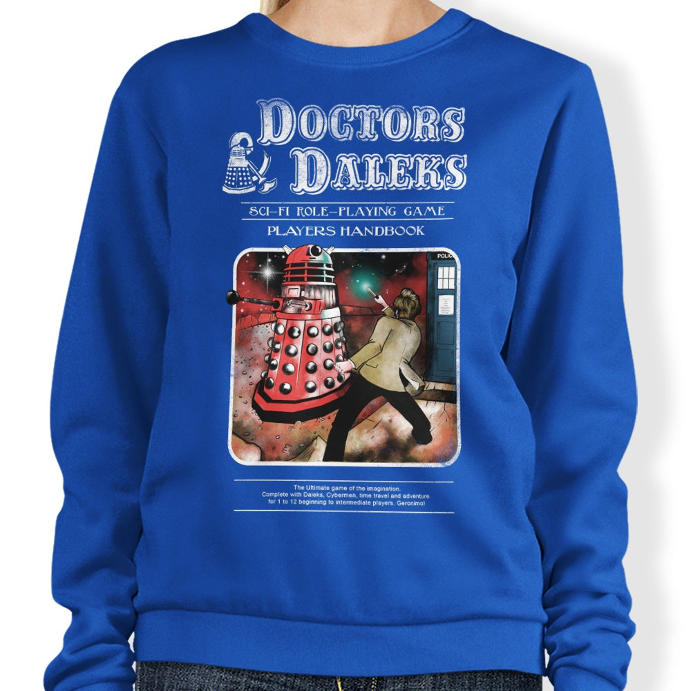 Doctors and Daleks - Sweatshirt T-Shirts, Hoodie | CiraTrend.com (Image 1)