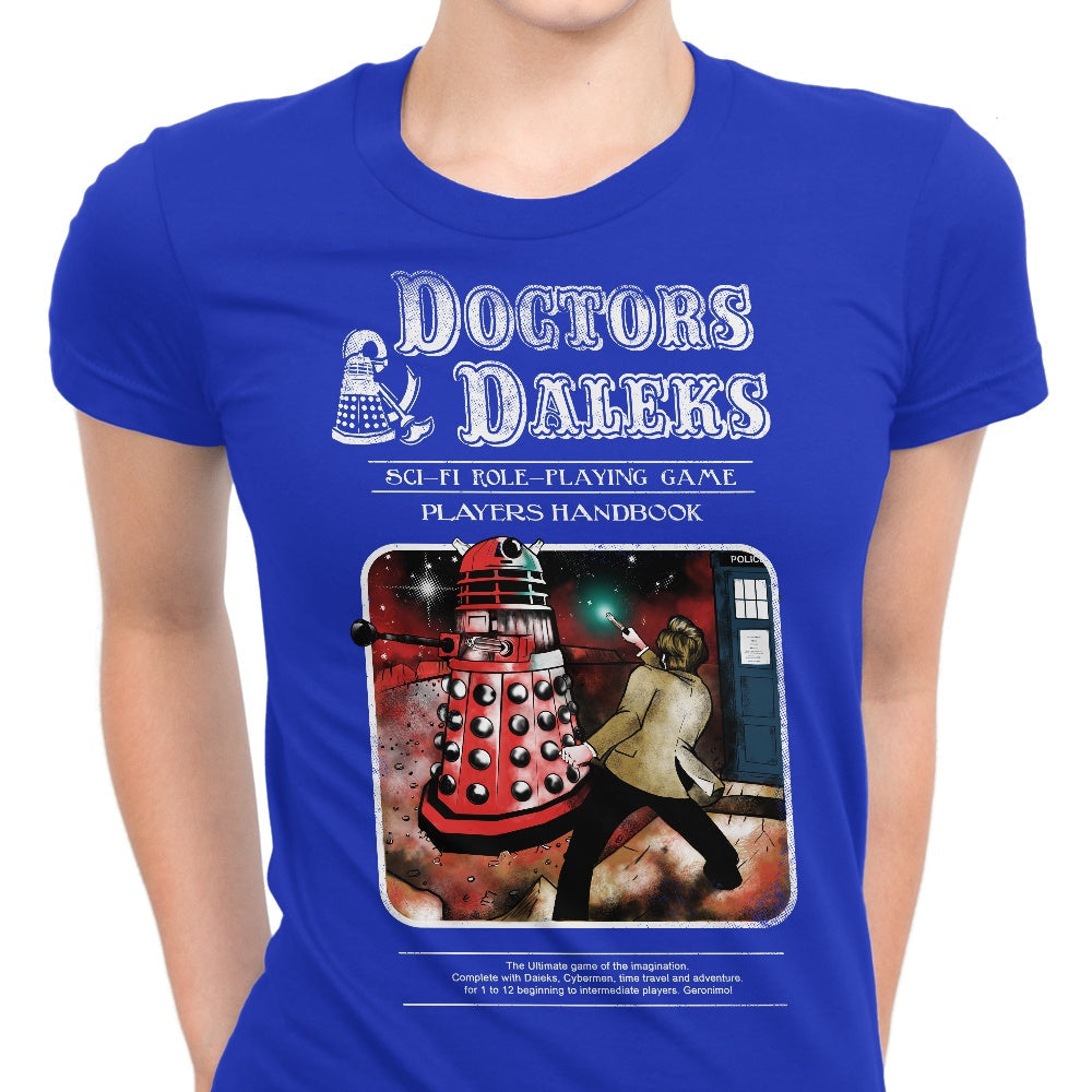 Doctors and Daleks - Women's Apparel T-Shirts, Hoodie, Sweatshirt | CiraTrend.com (Image 1)