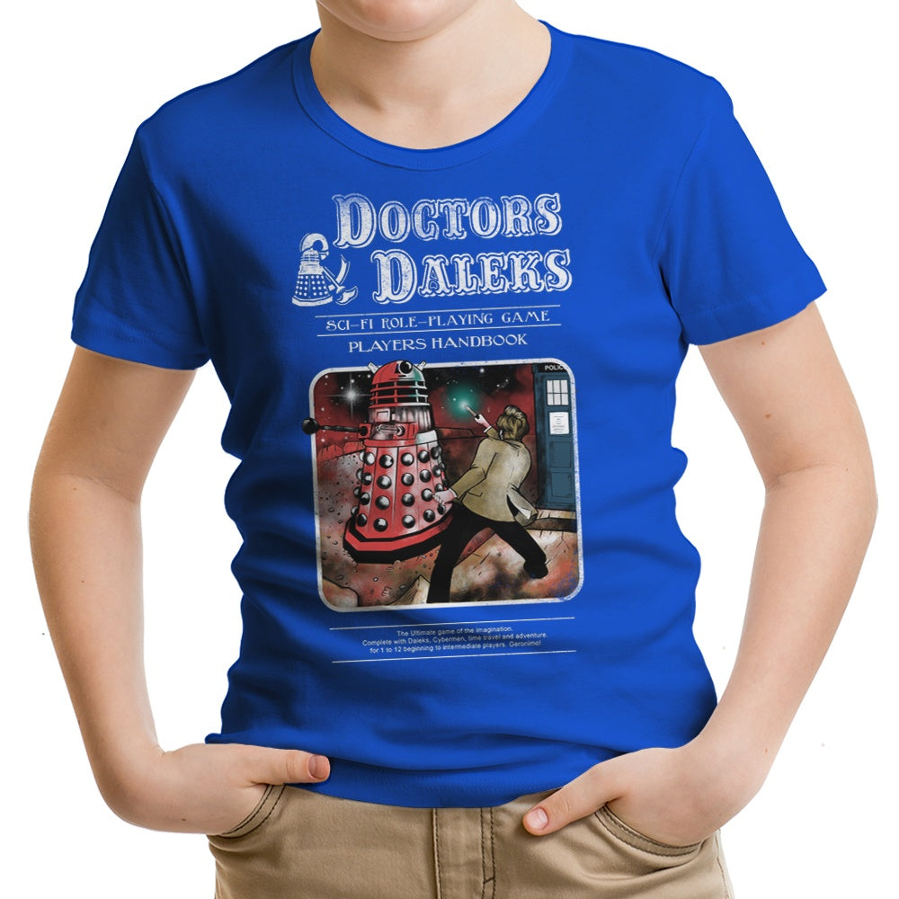 Doctors and Daleks - Youth Apparel T-Shirts, Hoodie, Sweatshirt | CiraTrend.com (Image 1)