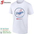 Dodgers logo Uniqlo Field at Dodger Stadium shirt