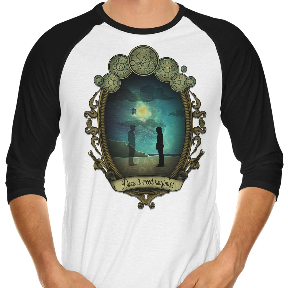 Does it Need Saying? - 3/4 Sleeve Raglan T-Shirt Hoodie, Sweatshirt | CiraTrend.com (Image 1)