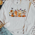 Dog Halloween Coffee Shirt, Halloween Latte TShirt, Fall Coffee Sweatshirt, Pumpkin Spices Shirt, Cute Halloween Shirt,...