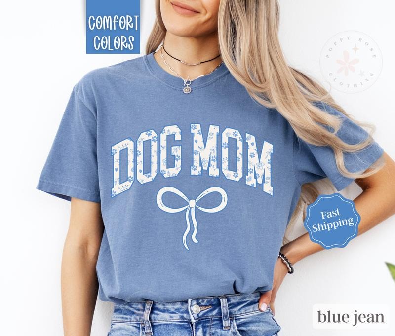 Dog Mom Shirt Comfort Colors,  Dog Lover Tshirt For Dog Mamastyle{n002}2 Hoodie, Sweatshirt | CiraTrend.com