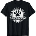 Dog Paw print Pawsitive Pet lover T-Shirt Made in USA Hoodie, Sweatshirt | CiraTrend.com