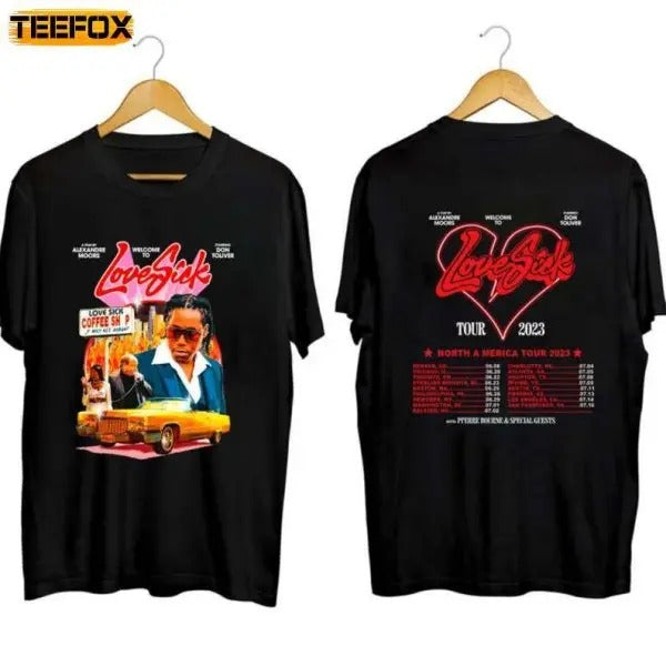 Don Toliver Love Sick Tour 2023 Concert Music T-Shirt Hoodie, Sweatshirt | CiraTrend.com