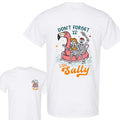 Don't Forget To Stay Salty Shirt, Salty Skeleton Sweatshirt, Two Sided Beach Holiday Hoodie, Funny Skeleton Beach...