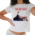 Donald Trump 2024 You Can'T Keep A Good Man Down Baby Tee Casual Comfort Hoodie, Sweatshirt | CiraTrend.com