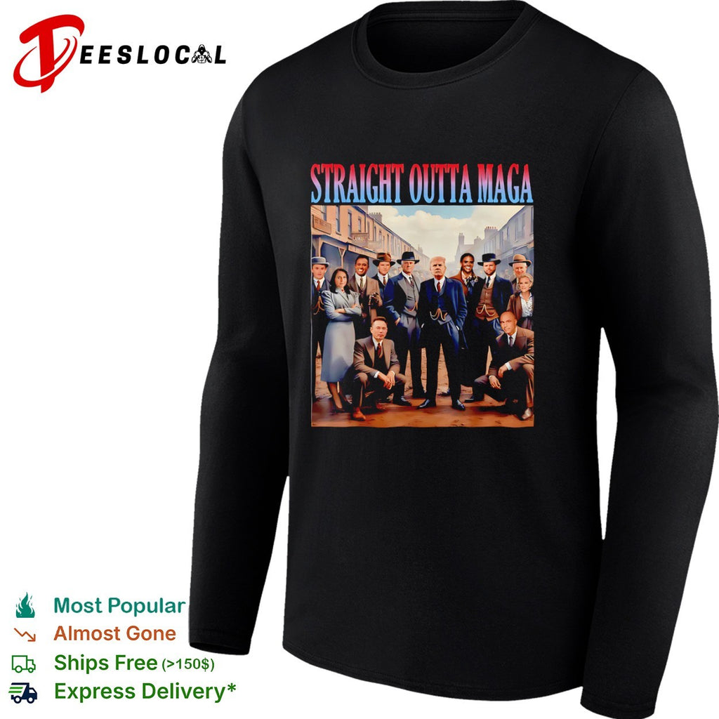 Donald Trump Elon Musk J D Vance Vivek Ramaswamy Straight Outta MAGA Parody shirt