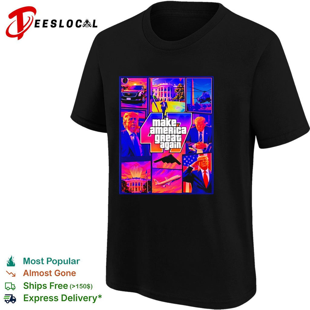 Donald Trump Make America Great Again GTA 47 vintage shirt