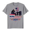 Donald Trump Shot 2024 Election GOP Republican T-Shirt Cotton Fabric Hoodie, Sweatshirt | CiraTrend.com