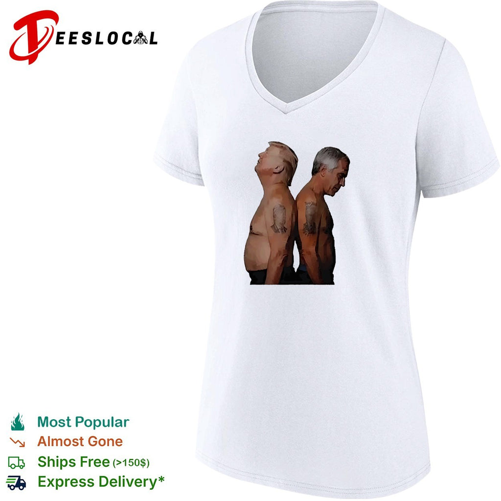 Donald Trump and Jeffrey Epstein Parental Advisory Explicit Content funny shirt