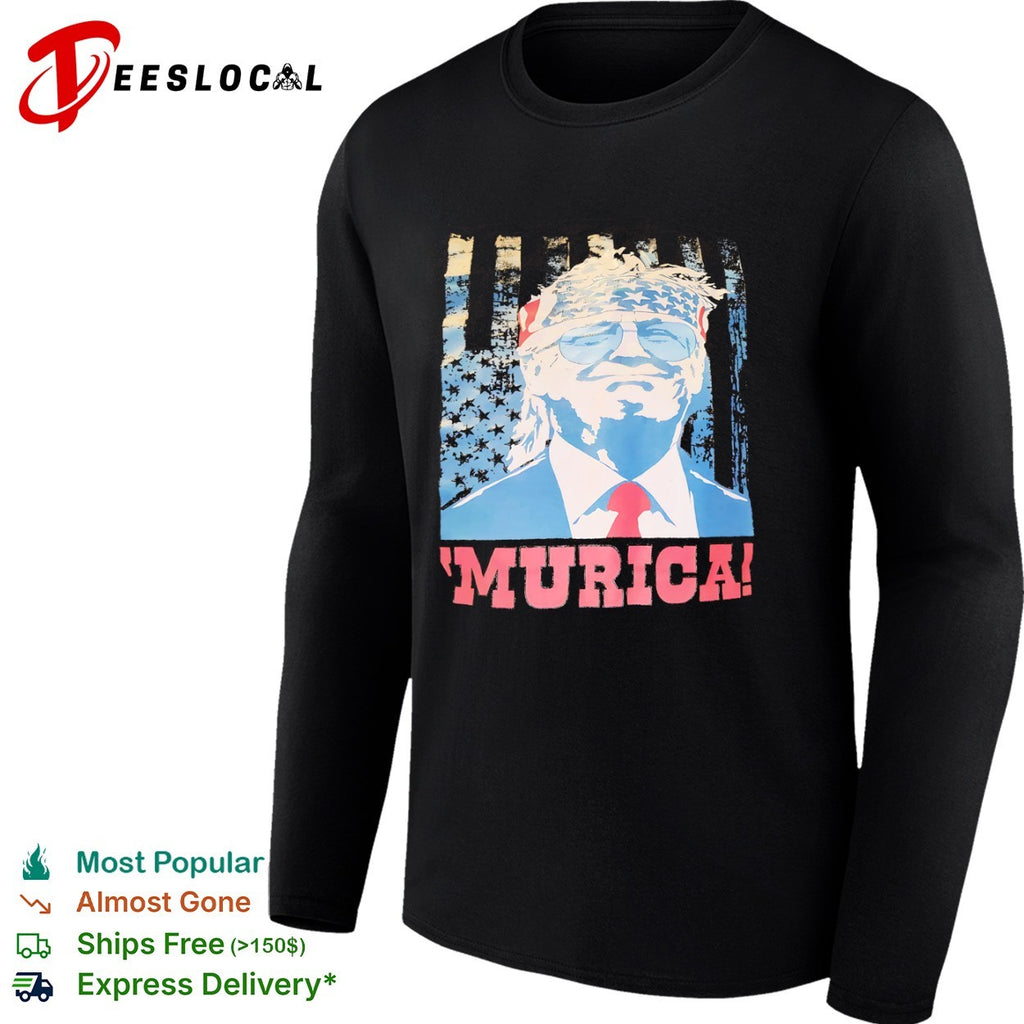 Donald Trump flag bandana Murica shirt
