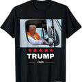 Donald Trump rides in garbage truck T-Shirt Hoodie, Sweatshirt | CiraTrend.com