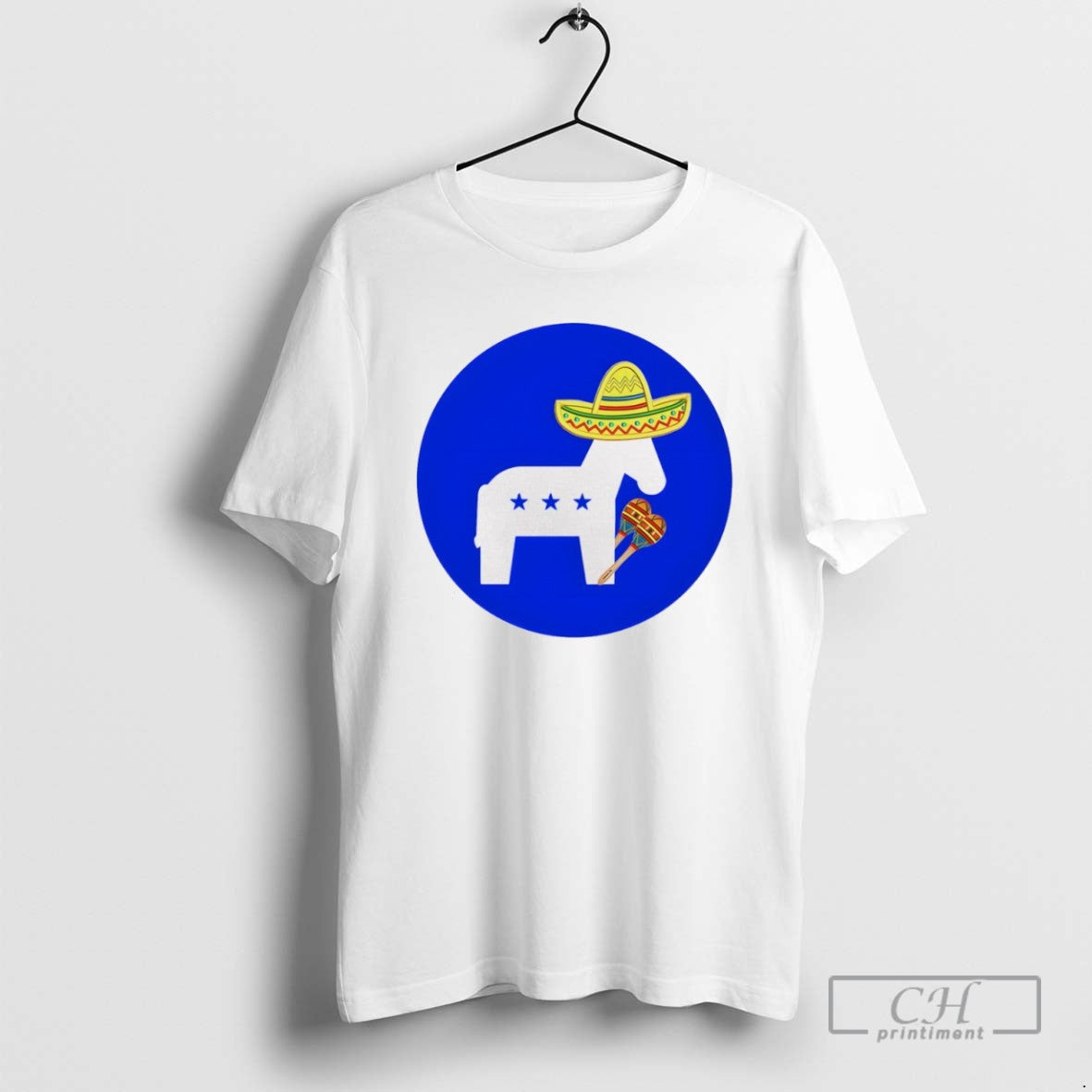 Donkey Republic Wearing Mexican Hat Cinco De Mayo T Shirts
