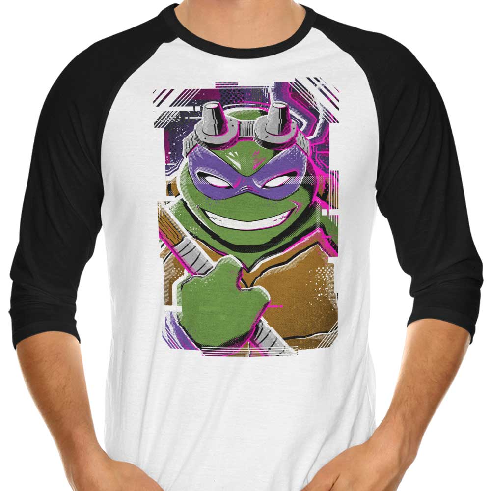 Donnie Glitch - 3/4 Sleeve Raglan T-Shirt Hoodie, Sweatshirt | CiraTrend.com (Image 3)