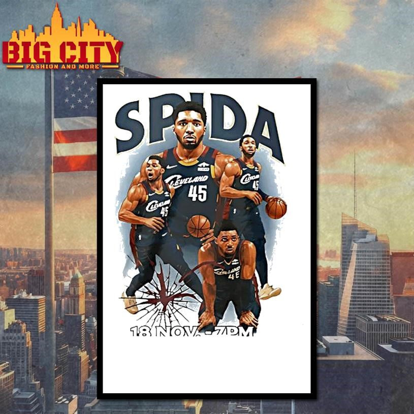 Donovan Mitchell Spida Cleveland Cavaliers Shirt
