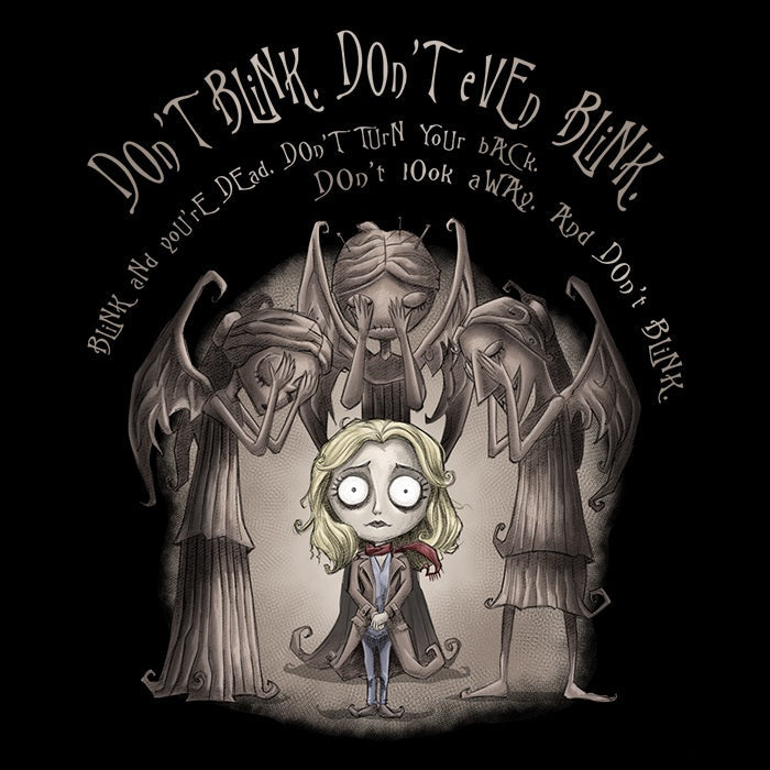 Don't Blink - 3/4 Sleeve Raglan T-Shirt Hoodie, Sweatshirt | CiraTrend.com (Image 2)