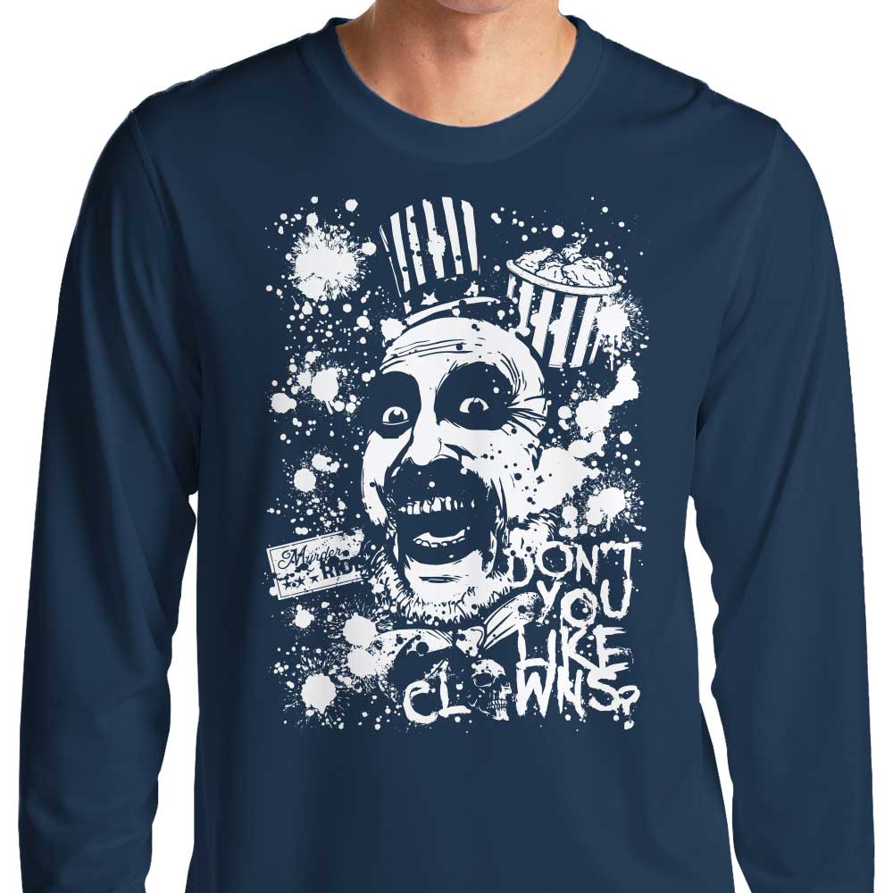 Don't You Like Clowns - Long Sleeve T-Shirt Hoodie, Sweatshirt | CiraTrend.com (Image 3)