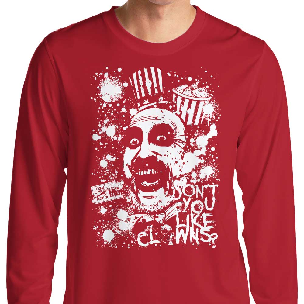 Don't You Like Clowns - Long Sleeve T-Shirt Hoodie, Sweatshirt | CiraTrend.com (Image 4)