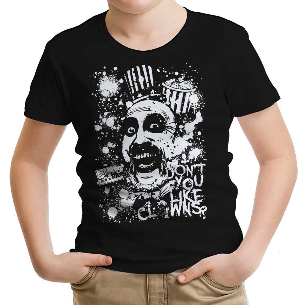Don't You Like Clowns - Youth Apparel T-Shirts, Hoodie, Sweatshirt | CiraTrend.com (Image 1)