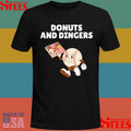 Donuts And Dingers Baseball Humor Donuts And Dingers T-shirt