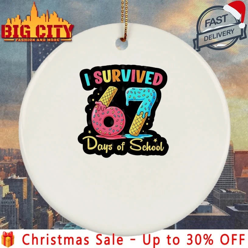 Donuts I Survived 67 Days of School shirt