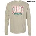 Doodle Merry Christmas Long Sleeve Comfort Colors T-Shirt 'NLB' Hoodie, Sweatshirt | CiraTrend.com
