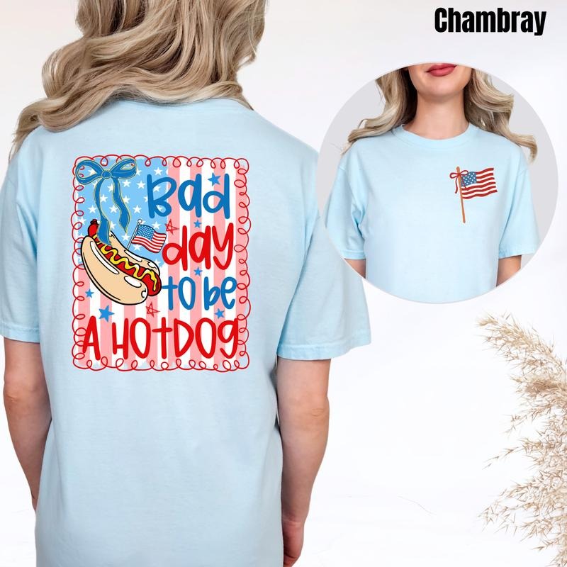 Double American Hotdog Comfort Colors T-Shirt 'NLB' Hoodie, Sweatshirt | CiraTrend.com
