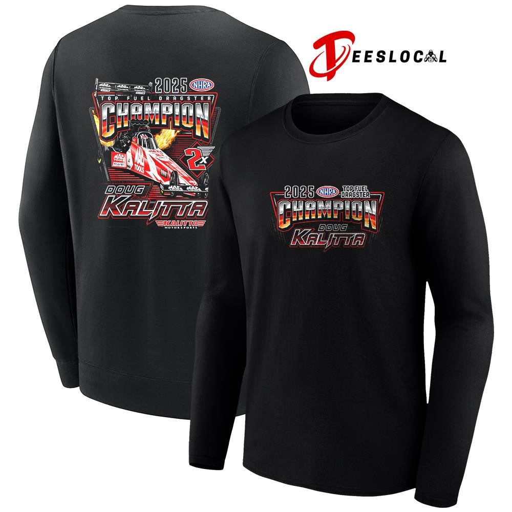 Doug Kalitta Top Fuel Dragster champion car racing shirt