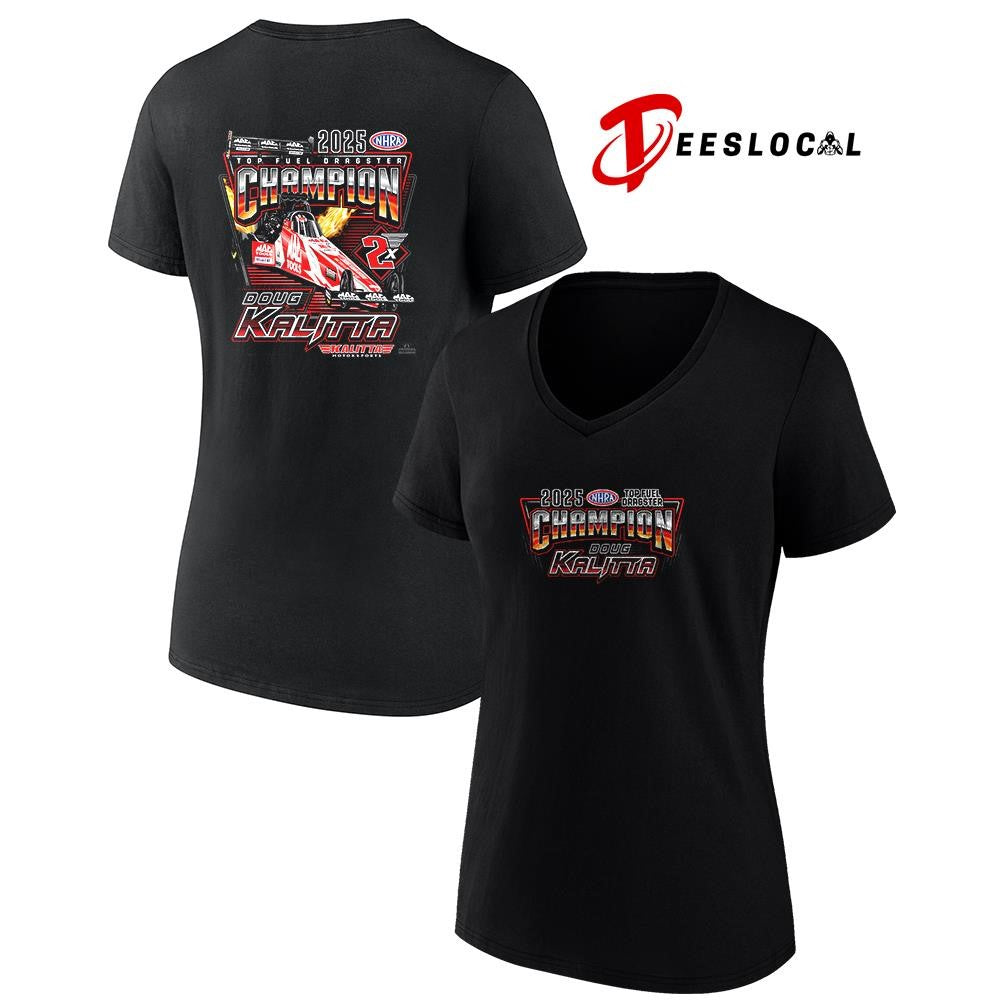Doug Kalitta Top Fuel Dragster champion car racing shirt