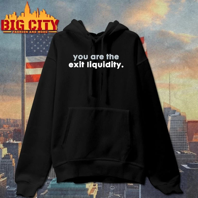 Dove you are the exit liquidity text shirt
