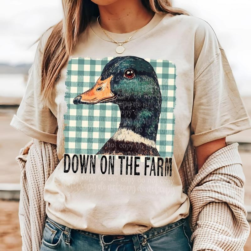 Down on the Farm Duck DTF Transfers - THIS IS NOT A SHIRT style 02 Hoodie, Sweatshirt | CiraTrend.com
